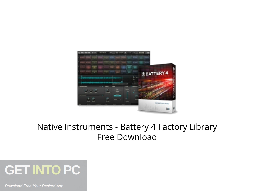 Federal Hacer habilidad Native Instruments - Battery 4 Factory Library Free Download