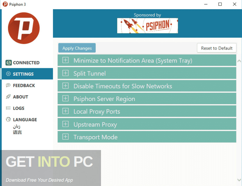 download the new Psiphon VPN 3.179 (07.07.2023)