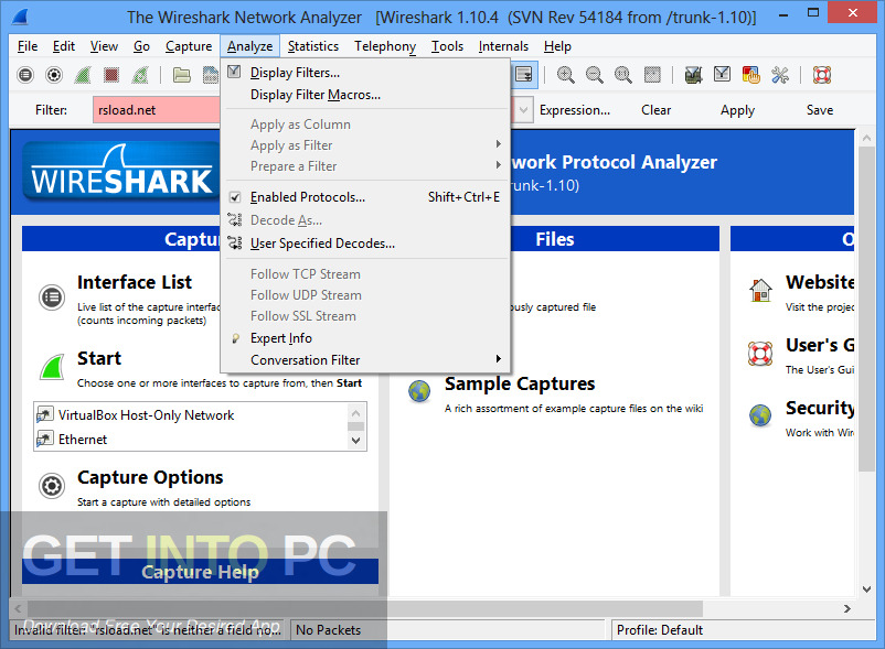 Wireshark 1.10 1 Download
