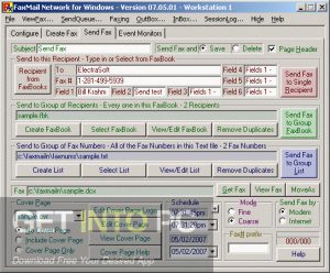 شبكة ElectraSoft FaxMail لنظام التشغيل Windows ، الرابط المباشر Download-GetintoPC.com
