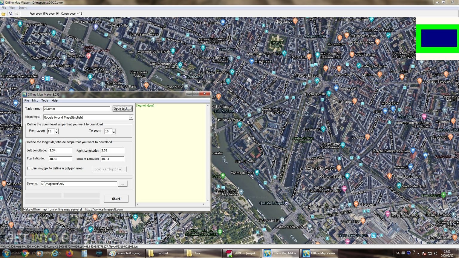 free instals AllMapSoft Offline Map Maker 8.270