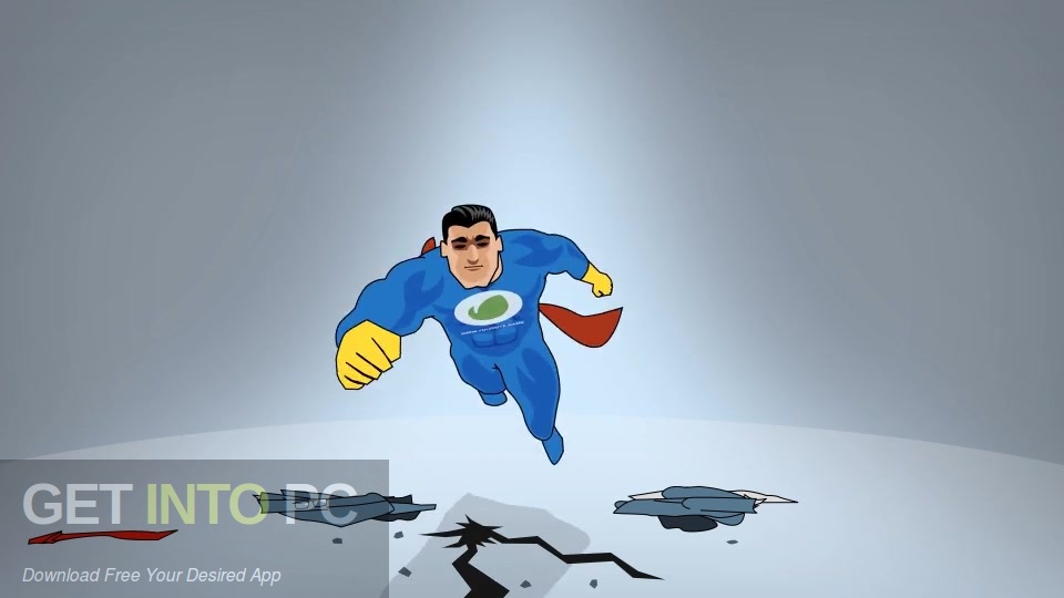 VideoHive - Cartoon Super Hero Opener AEP Free Download