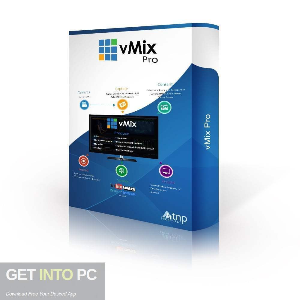 Download vMix Pro 2022 Free Download