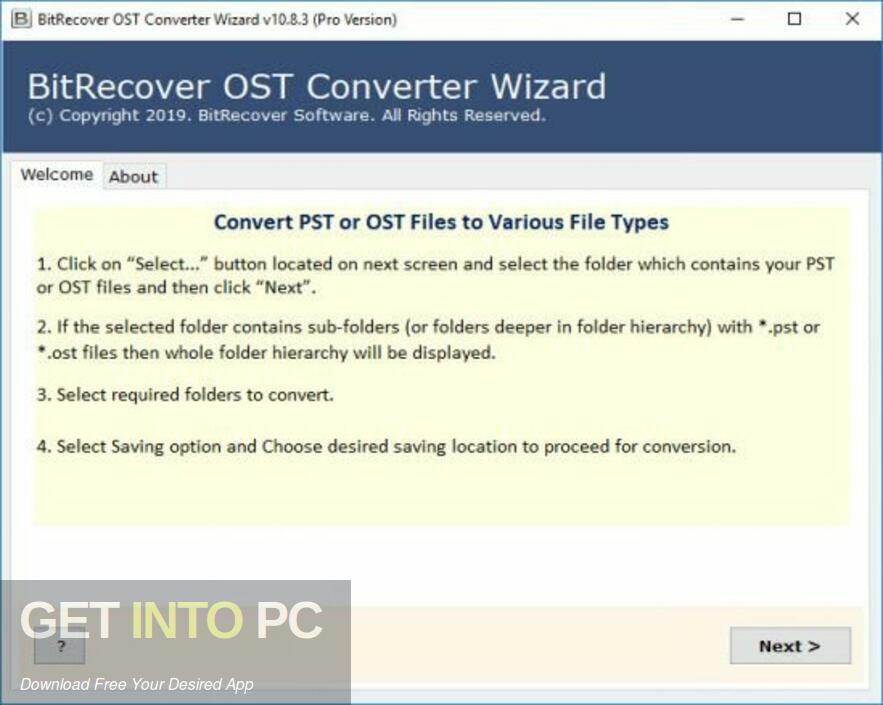 Download BitRecover OST Converter Wizard 2022 Free Download