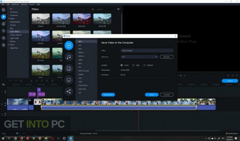 download movavi video editor plus 2022