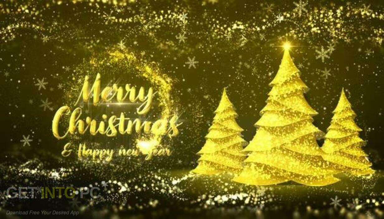 VideoHive – Golden Christmas Tree Wishes [AEP] Free Download