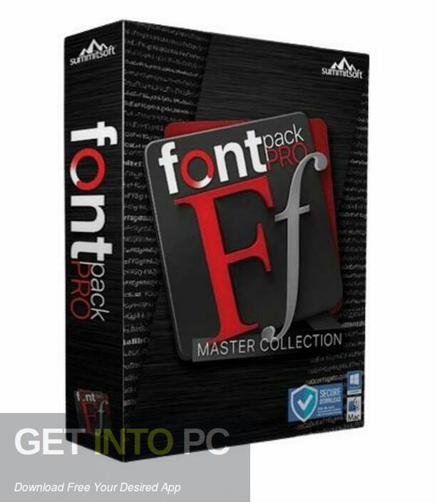 Download Summitsoft FontPack Pro Master Collection 2022 Free Download