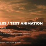 VideoHive – Titles / Text Animation [AEP] Free Download