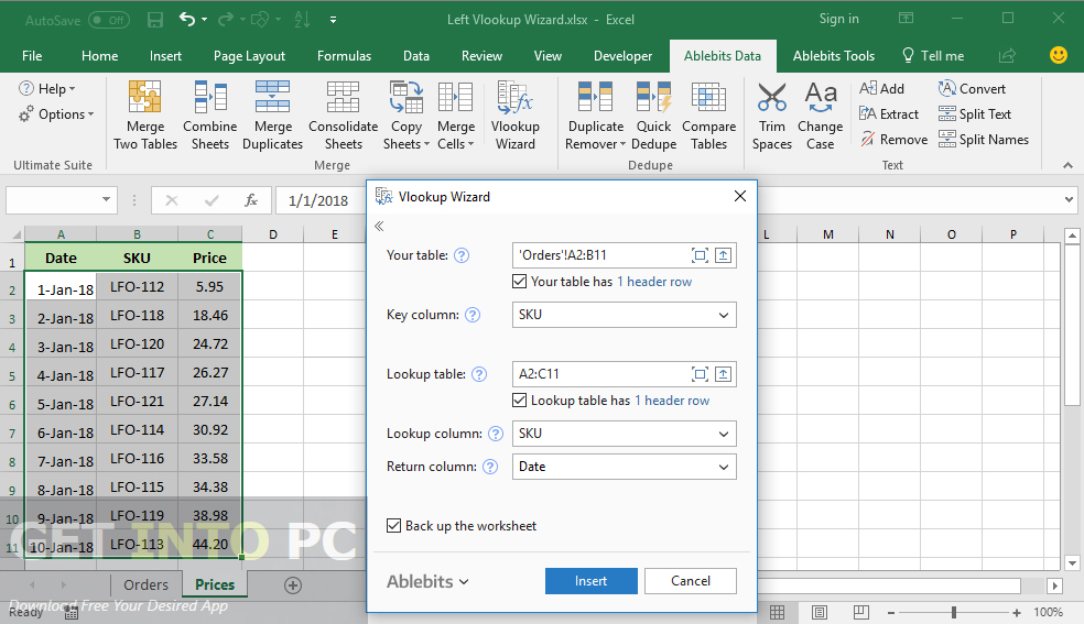 AbleBits Ultimate Suite for Excel 2022 Direct Link Download
