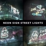 VideoHive – Neon Sign Street Lights [AEP] Free Download