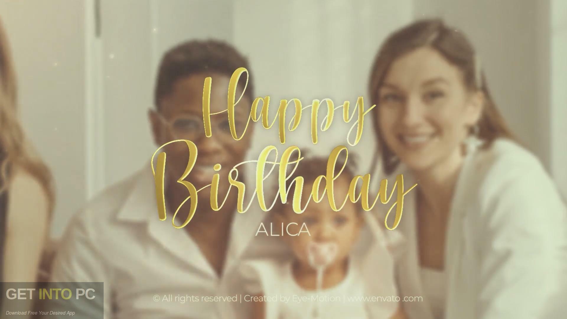 VideoHive - Photo Slideshow Happy Birthday [AEP] Free Download