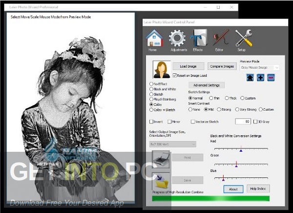 Laser Photo Wizard Professional 2023 Free Download-GetintoPC.com