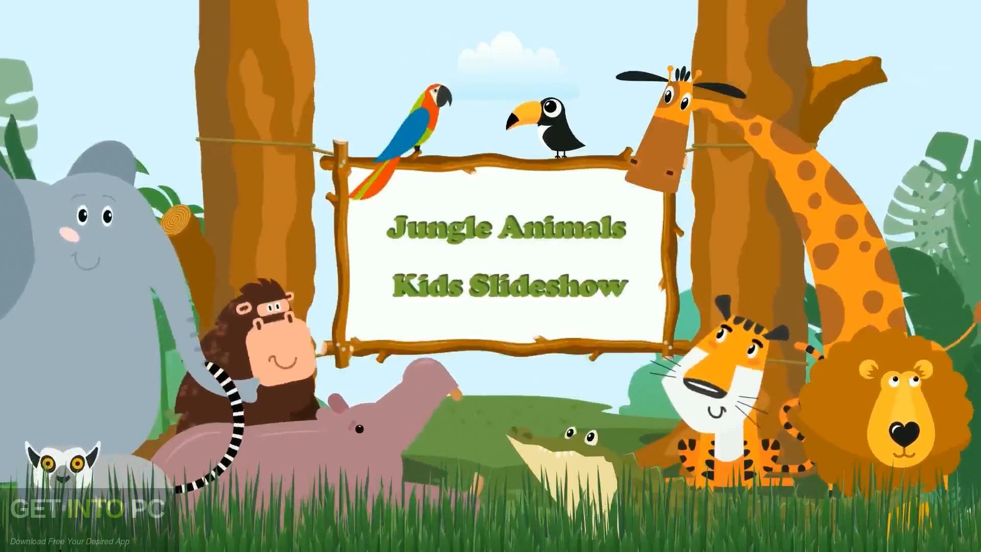 VideoHive - Jungle Animals Kids Slideshow [AEP] Download