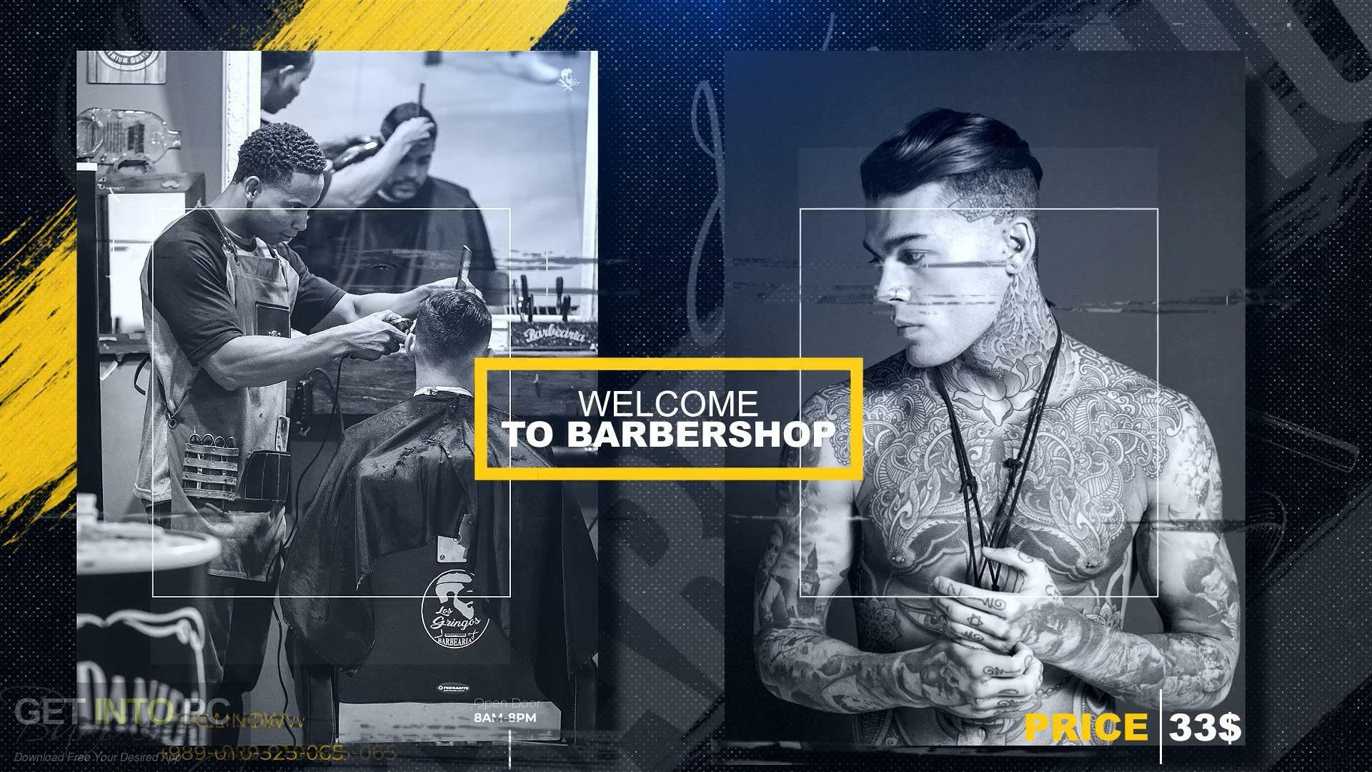 VideoHive - BarberShop Slideshow [AEP] Free Download