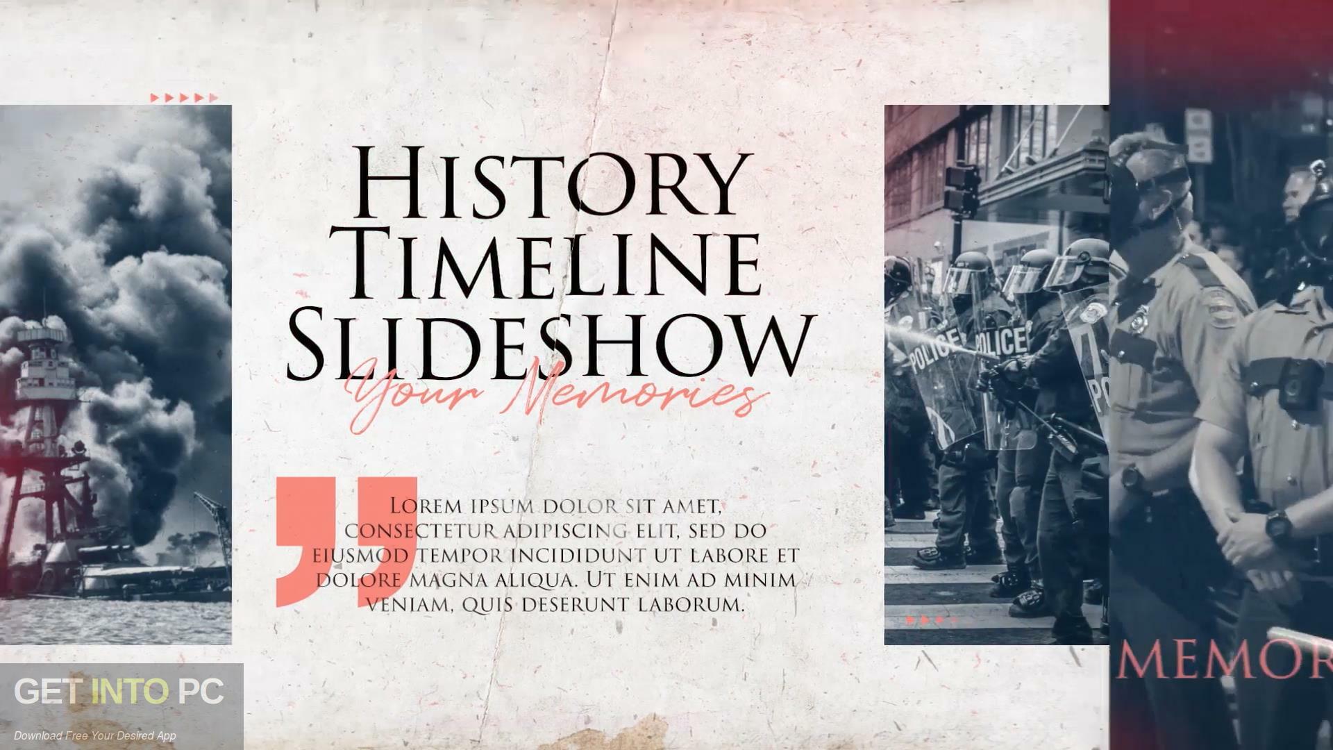 Download History Documentary Timeline [AEP] Free Download