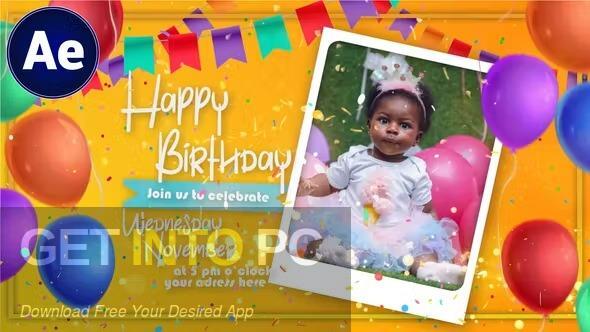 Download Happy Birthday Intro [AEP] Free Download