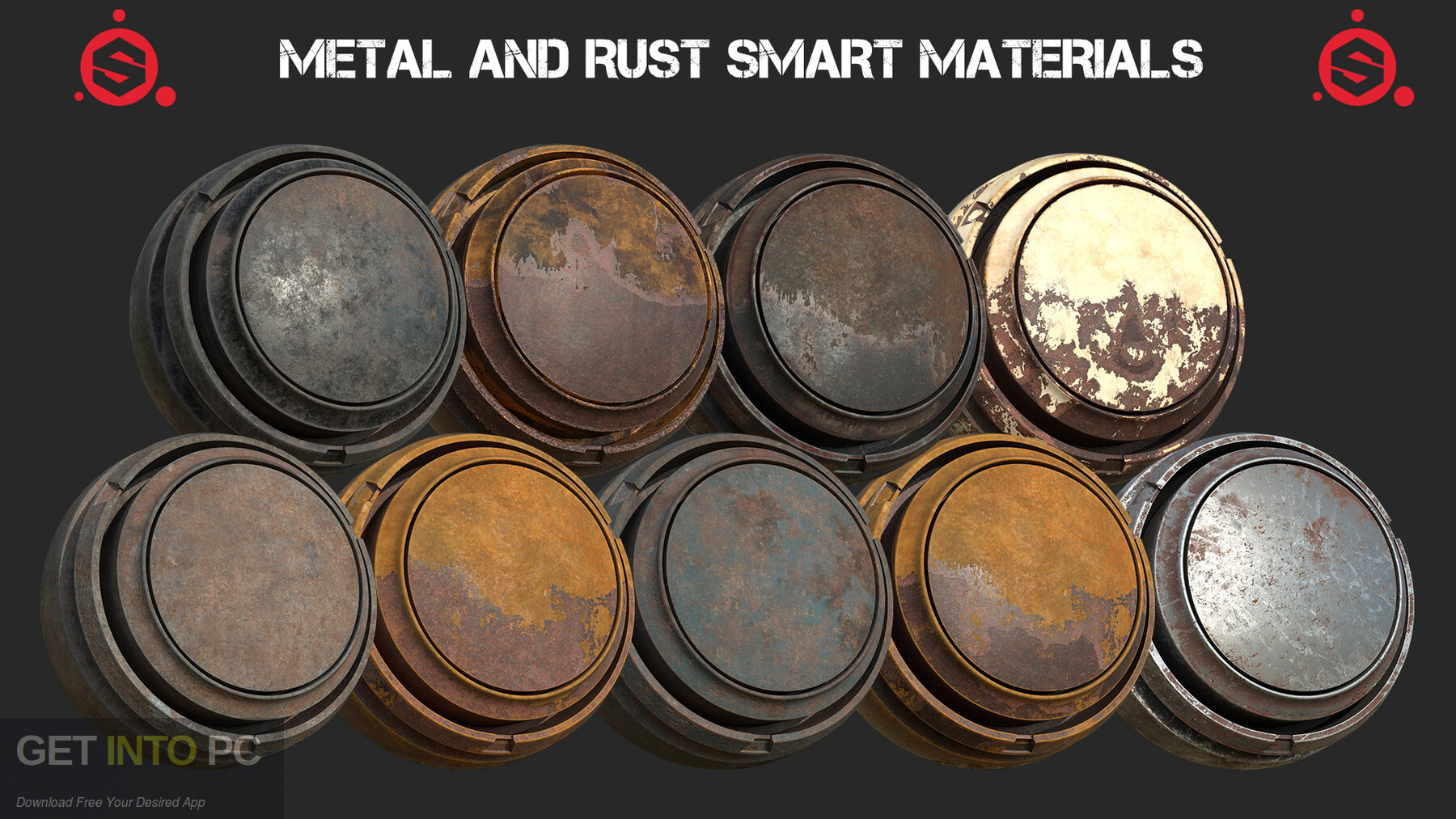 Download Artstation – Musaab Shukri – 9 Metal and Rust Smart Materials [SPSM] Free Download