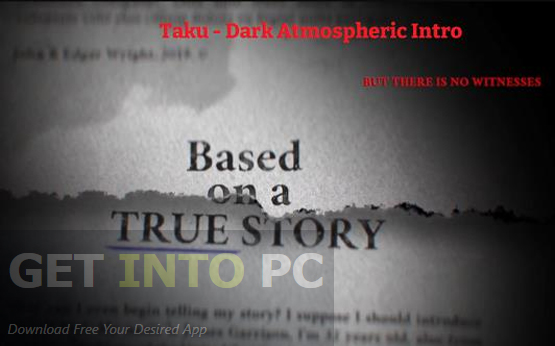 Motion Array - Taku - Dark Atmospheric Intro [AEP] Free Download