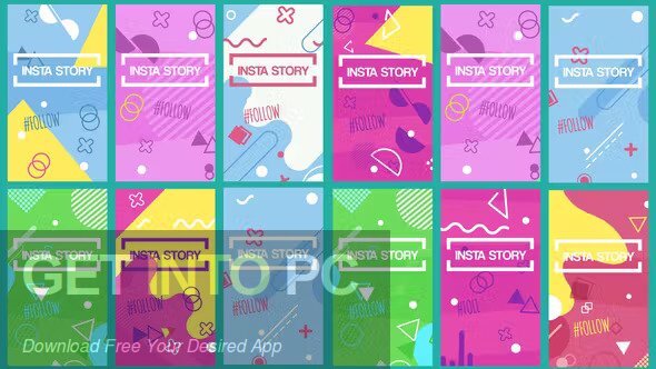 Download Abstract Insta Story Pack [AEP] Free Download