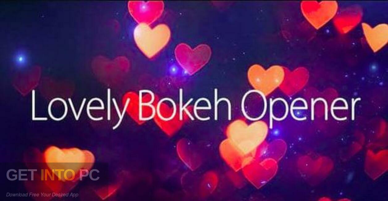 Download Motion Array – Lovely Bokeh Opener [AEP] Free Download