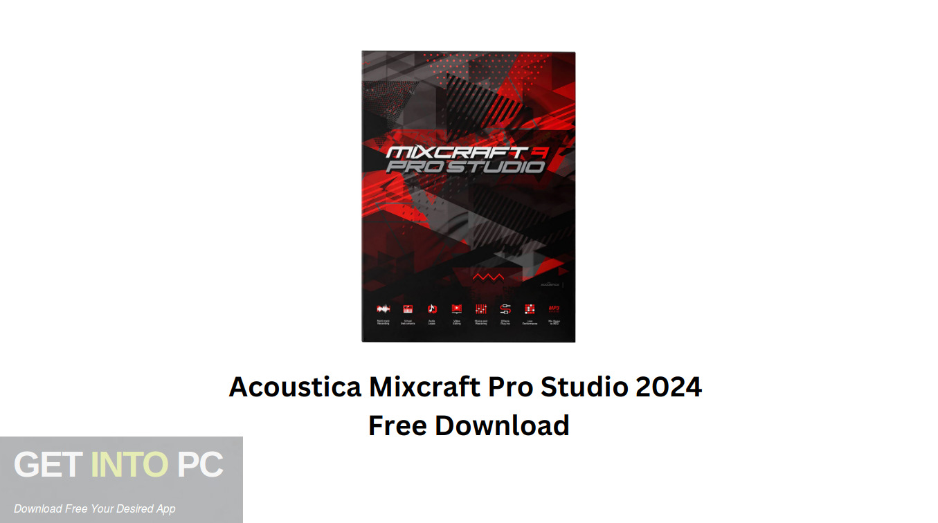 Download Acoustica Mixcraft Pro Studio 2024 Free Download